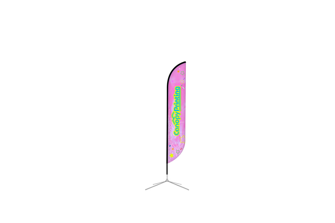 10ft. Feather Ad Flag Outdoor Banner-Canopy Printing