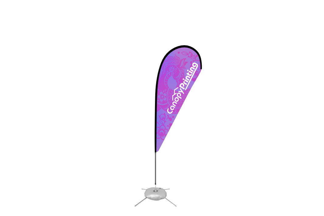 8ft. Teardrop Ad Flag Outdoor Banner-Canopy Printing
