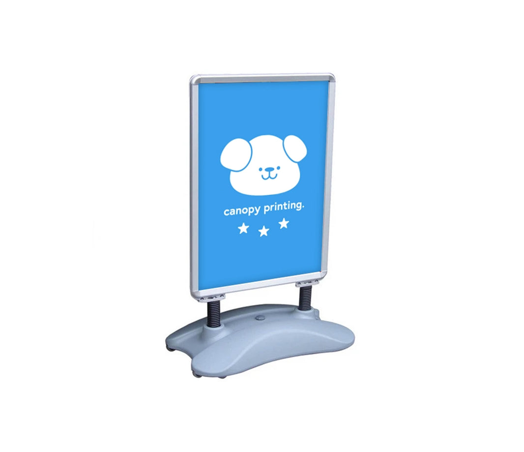 Outdoor Sidewalk Sign (Water Filled Base) with Vinyl Prints