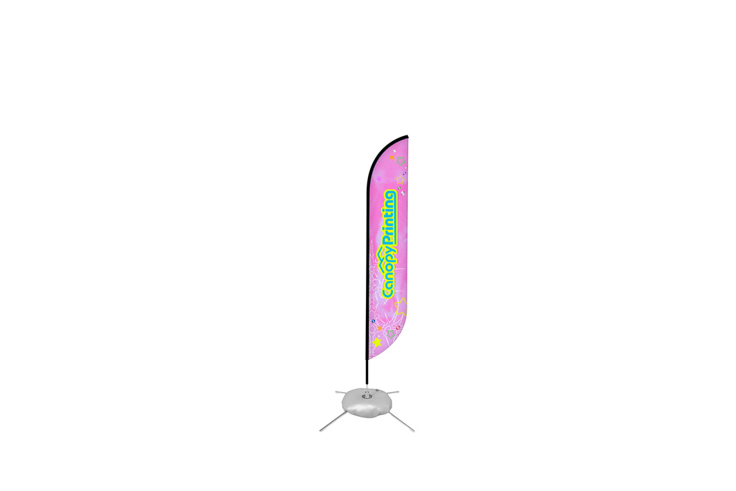 10ft. Feather Ad Flag Outdoor Banner-Canopy Printing