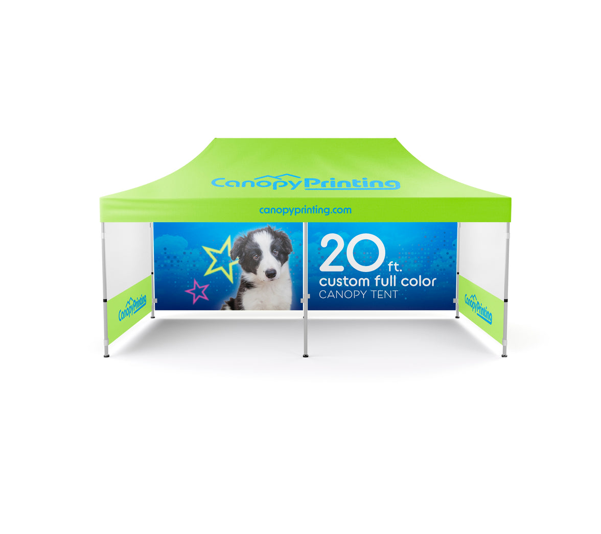 20ft. Custom Full Color Event Canopy Tents-Canopy Printing