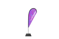 8ft. Teardrop Ad Flag Outdoor Banner
