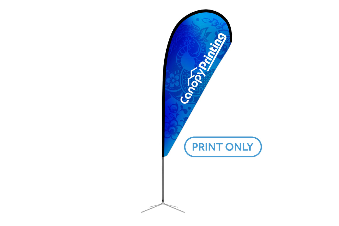 11ft. Teardrop Advertising Flag Replacement Print