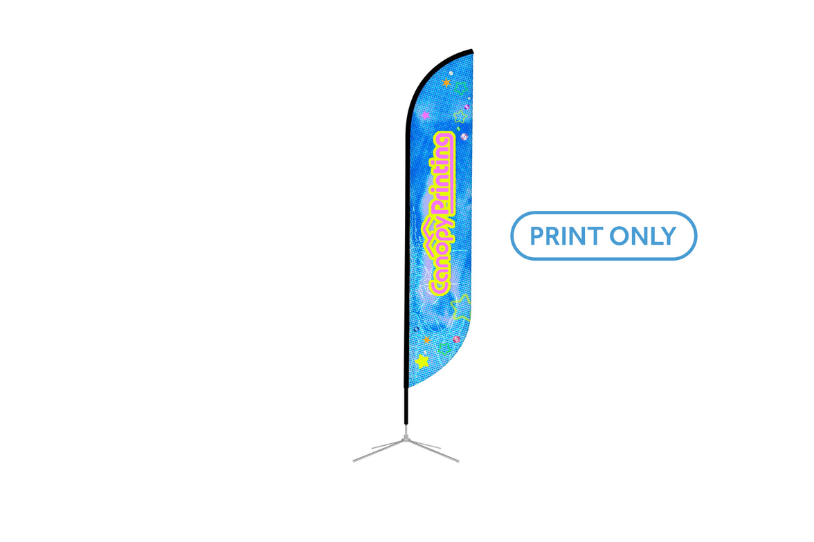 13ft. Feather Advertising Flag Replacement Print