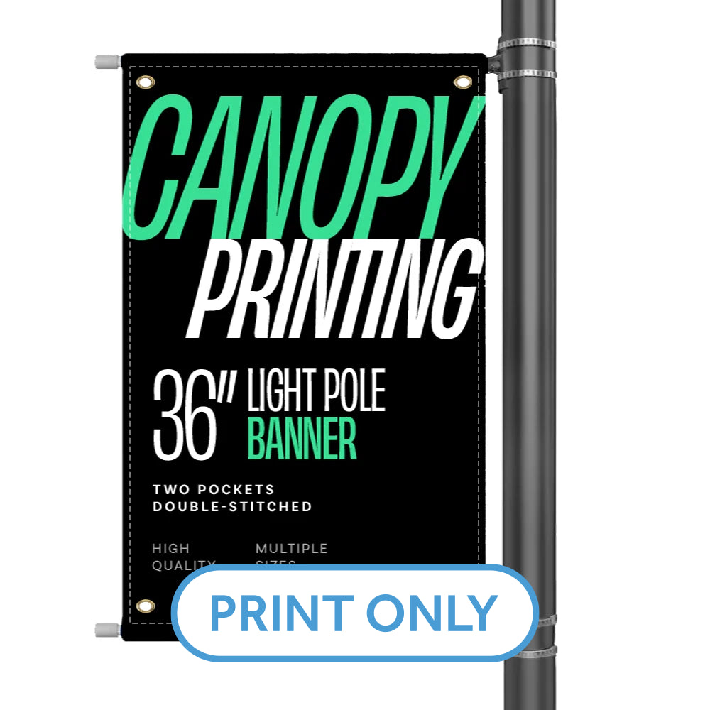 Replacement 36" Street Light Pole Banner