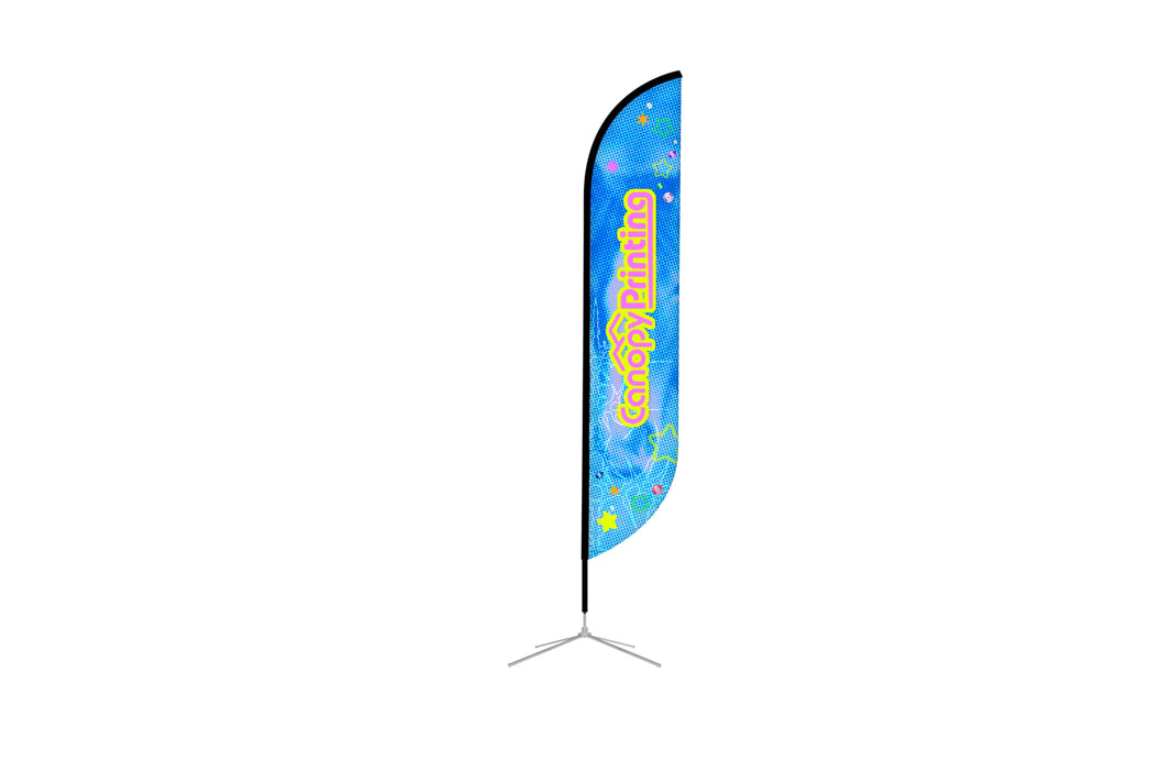 13ft. Feather Ad Flag Outdoor Banner-Canopy Printing