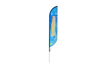 13ft. Feather Ad Flag Outdoor Banner-Canopy Printing