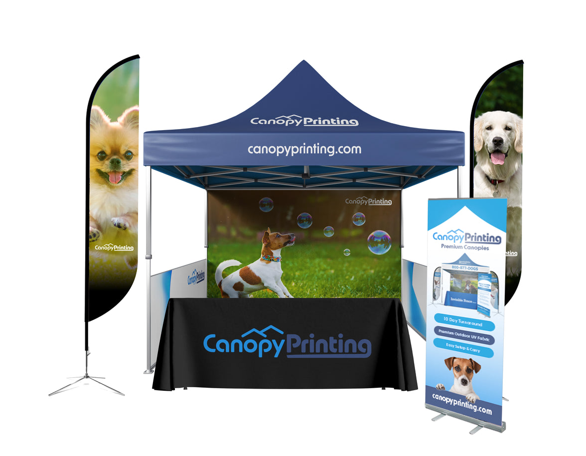 Outdoor Trade Show Booth Package-Canopy Printing