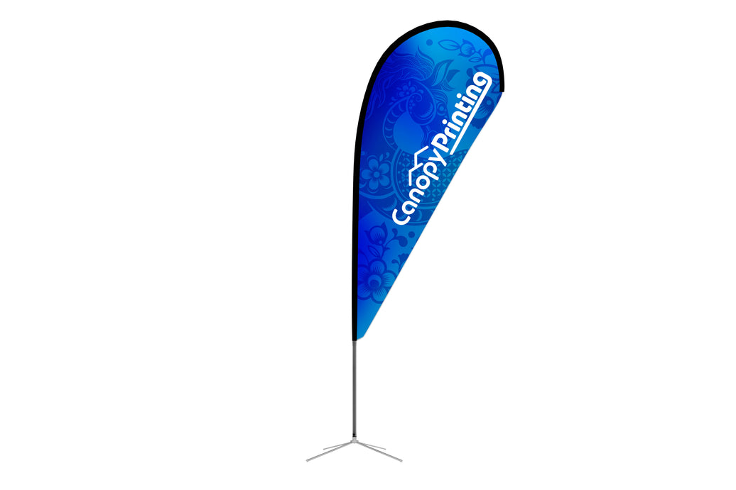 11ft. Teardrop Ad Flag Outdoor Banner-Canopy Printing
