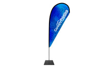 11ft. Teardrop Ad Flag Outdoor Banner-Canopy Printing